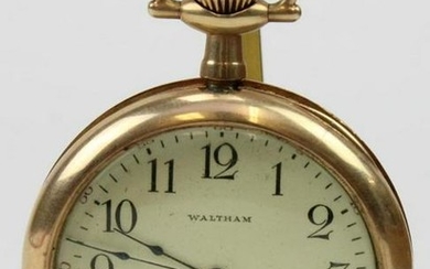 14KY Gold Waltham Pocket Watch