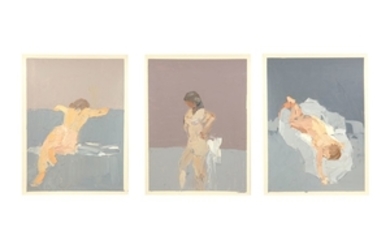 BERNARD MYERS (1925-2007) Three nudes each signed ‘B...