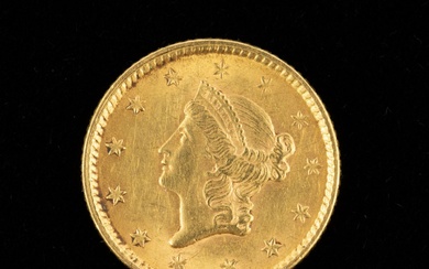 1851 Liberty Head $1 One Dollar Gold Coin
