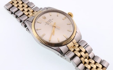 1967 14k Gold & Ss Rolex 5501 Air King Watch with Jubilee Bracelet