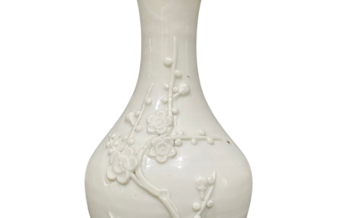 十九世纪德化白瓷瓶 19THC DEHUA'S BLANC DE CHINE VASE