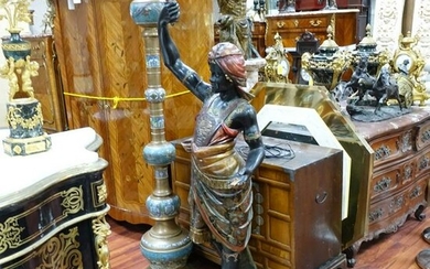 19th C. Venetian Blackamoor Sculpture