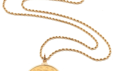$20 Liberty Gold Coin Necklace