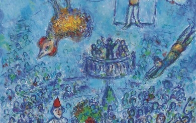Marc Chagall (1887-1985), Le petit cirque bleu