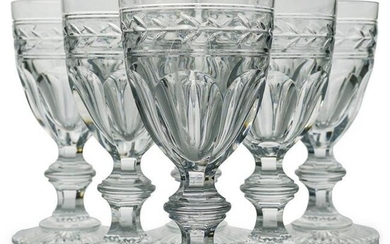 (22 Pc) Baccarat Jonzac Crystal Water Goblets