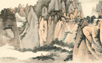 MOUNT HUANG SCENERY, Zhang Daqian (Chang Dai-chien, 1899-1983)