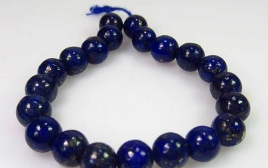 29.35 Ct Genuine 21 Lapis Lazuli Drilled Ball Beads