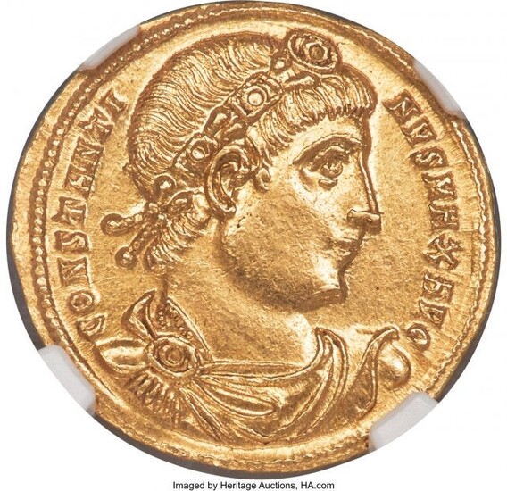 30056: Constantine I the Great (AD 307-337). AV solidus