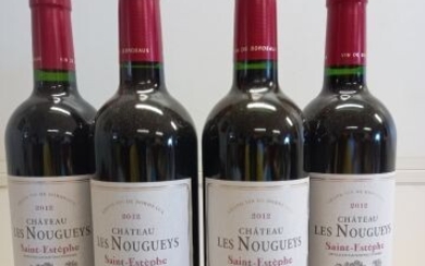 4 bouteilles de Saint Estèphe 2012 Château... - Lot 56 - Enchères Maisons-Laffitte