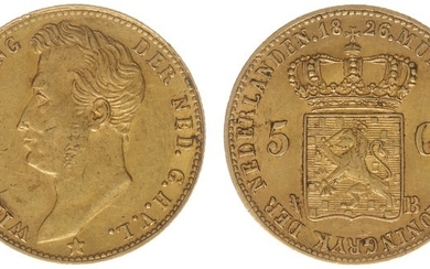 5 Gulden 1826 B (Sch. 197) - Gold - VF...