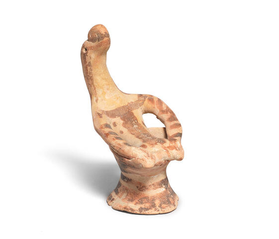 A Boeotian terracotta figure