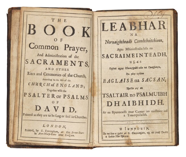 Book of Common Prayer, Irish, London, 1712