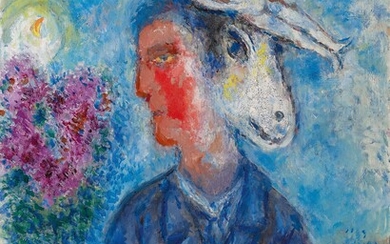 LE PEINTRE AU DOUBLE-PROFIL, Marc Chagall