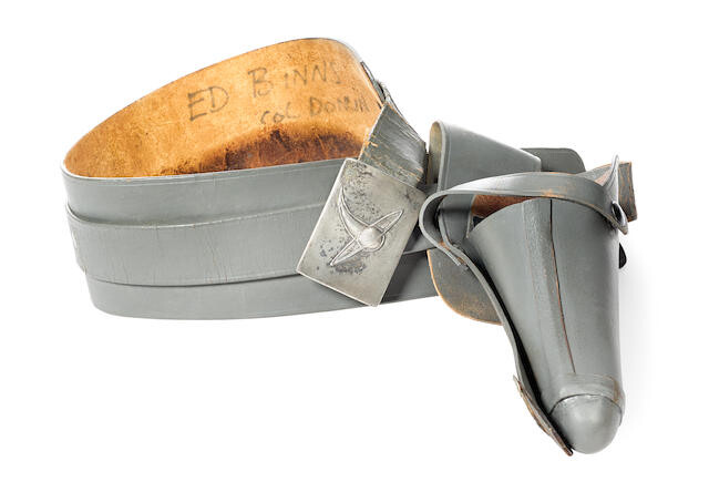 A Forbidden Planet belt and holster, also used in The Twilight Zone