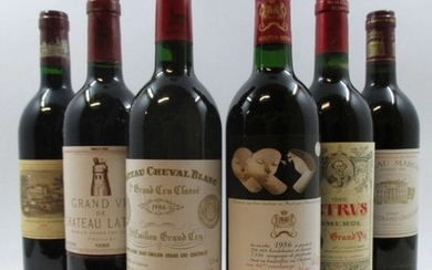 12 bouteilles CAISSE BORDEAUX PRIMEUR 1986
