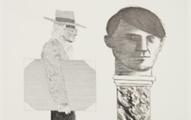 David Hockney, The Student: Homage to Picasso