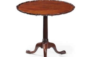 A George II mahogany ‘pie crust’ tripod table