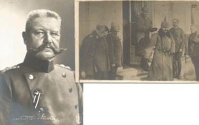 Kaiser Wilhelm II, two vintage postcards. He was the last German Emperor and King of Prussia, reigning from 15 June 1888...
