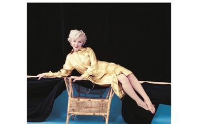 MILTON GREENE | MARILYN MONROE (GOLD DRESS), 1954