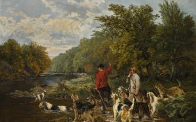 OTTER HUNT ON THE LOWTHER, John Sargeant Noble