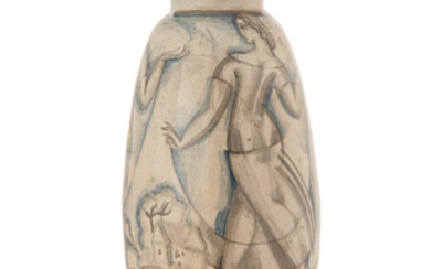 RENÉ BUTHAUD (1886-1986) Vase ovoïde en faïence, circa...