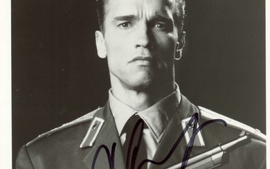 SCHWARZENEGGER ARNOLD: (1947- ) Austrian-born American Actor, former Bodybuilder and Politician. Sig...