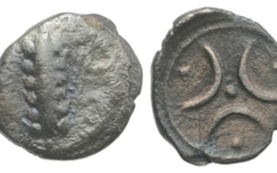 Southern Lucania, Metapontion, c. 440-430 BC. AR Trihemiobol (8mm, 0.59g)....