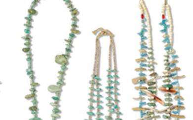 Three Pueblo necklaces