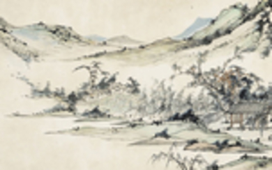 YU SHAOSONG (1882-1949), Dwelling in the Mountain