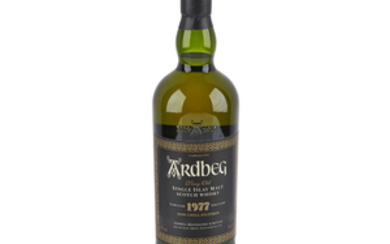 ARDBEG 1977 non chill-filtered, with carton 70cl/ 46% +...