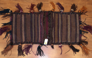 Afghani Kilim Saddle Bag, 1.6 x 3.3