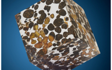 Sericho Meteorite Cube Pallasite Kenya - (1°5'41.16"N, 39°6'8.30"E)...