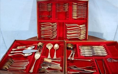 80 pc. set of Chantilly sterling silver flatware