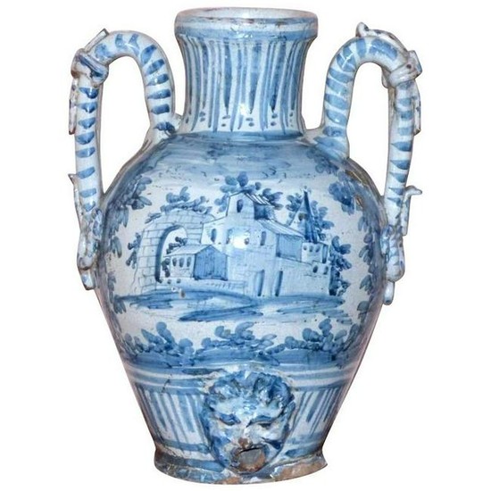 Large and Impressive Early 19th Century Italian Pottery
