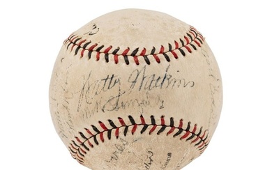 A 1931 World Series Champions St. Louis Cardinals Team Signed Autograph Baseball (Beckett Authentica