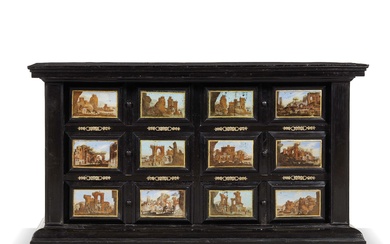 A CENTRAL ITALY CABINET, EARLY 18TH CENTURY