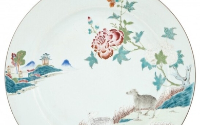A Chinese Export Famille Rose Porcelain Charger