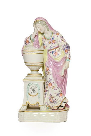 A Derby Porcelain Figure of Andromache, circa 1780, beside an...