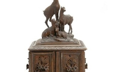 A German Black Forest jewelry chest