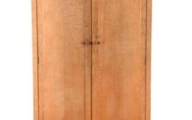 A Heal's Letchworth oak wardrobe
