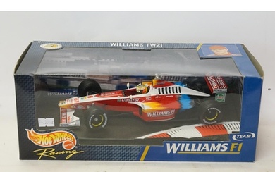A Hot Wheels 1/18th "Williams FW 21 F1 Team Ralf Schumacher"...