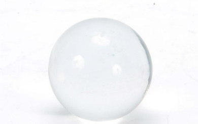 A LATE 19th CENTURY 'TWO WORLDS LTD.' CRYSTAL BALL