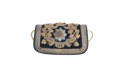 A Rare Officer's Embroidered Flap Pouch To The 4th Royal Irish Dragoon Guards