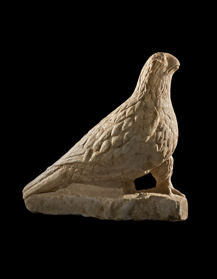 A Roman Marble Perching Eagle