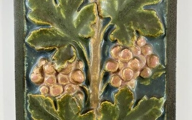 A Rookwood Ceramic Grapevine Faience