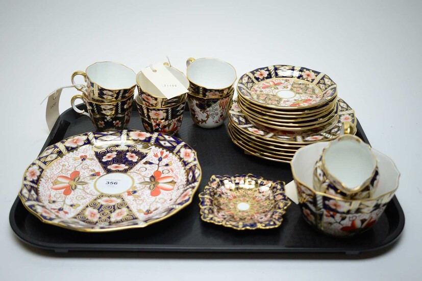A Royal Crown Derby 'Imari' pattern tea service.