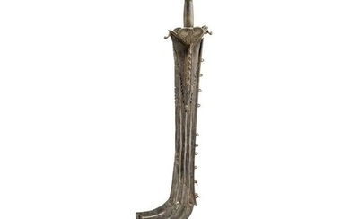 A South Indian bronze temple sword, Kerala, 17th