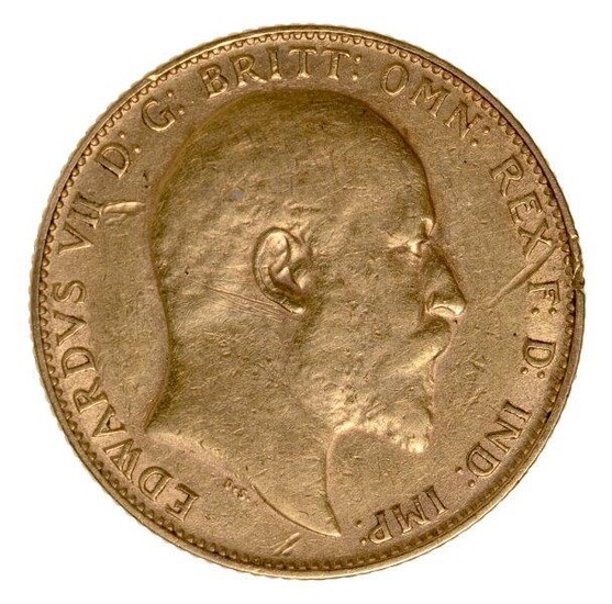 A Sovereign Edward VII, 1908