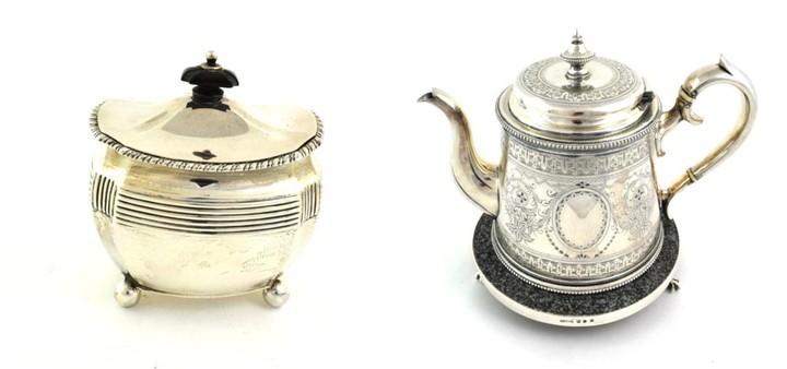 A Victorian Scottish Silver Tea-Caddy, by Hamilton and Inches, Edinburgh,...