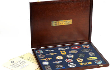 A cased set of 'Badges of the World's Great Motor Cars' by Danbury Mint